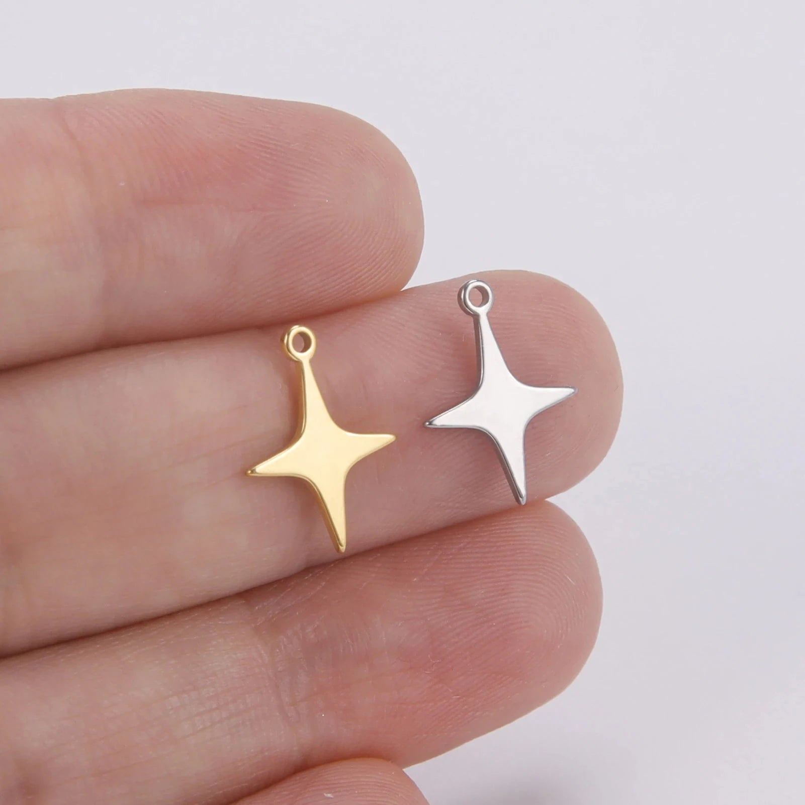 Edelstahl Charms-Set für Schmuck – 5er Set