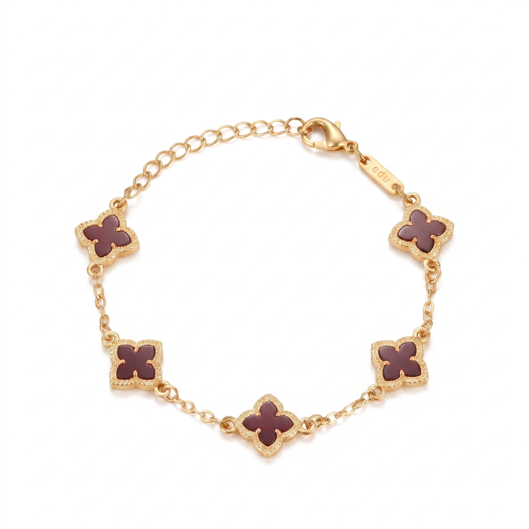 Kleeblatt-Armband im minimalistischen Design