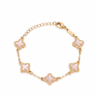 Kleeblatt-Armband im minimalistischen Design