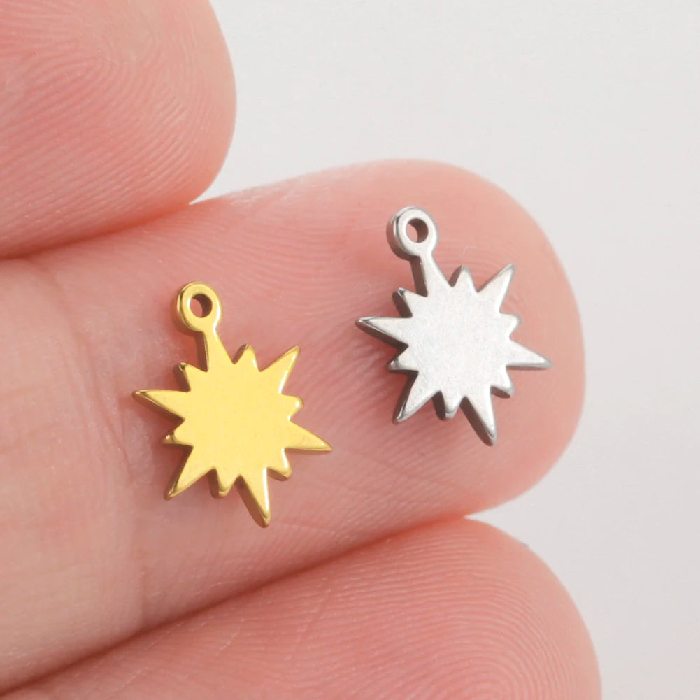 Edelstahl Charms-Set für Schmuck – 5er Set