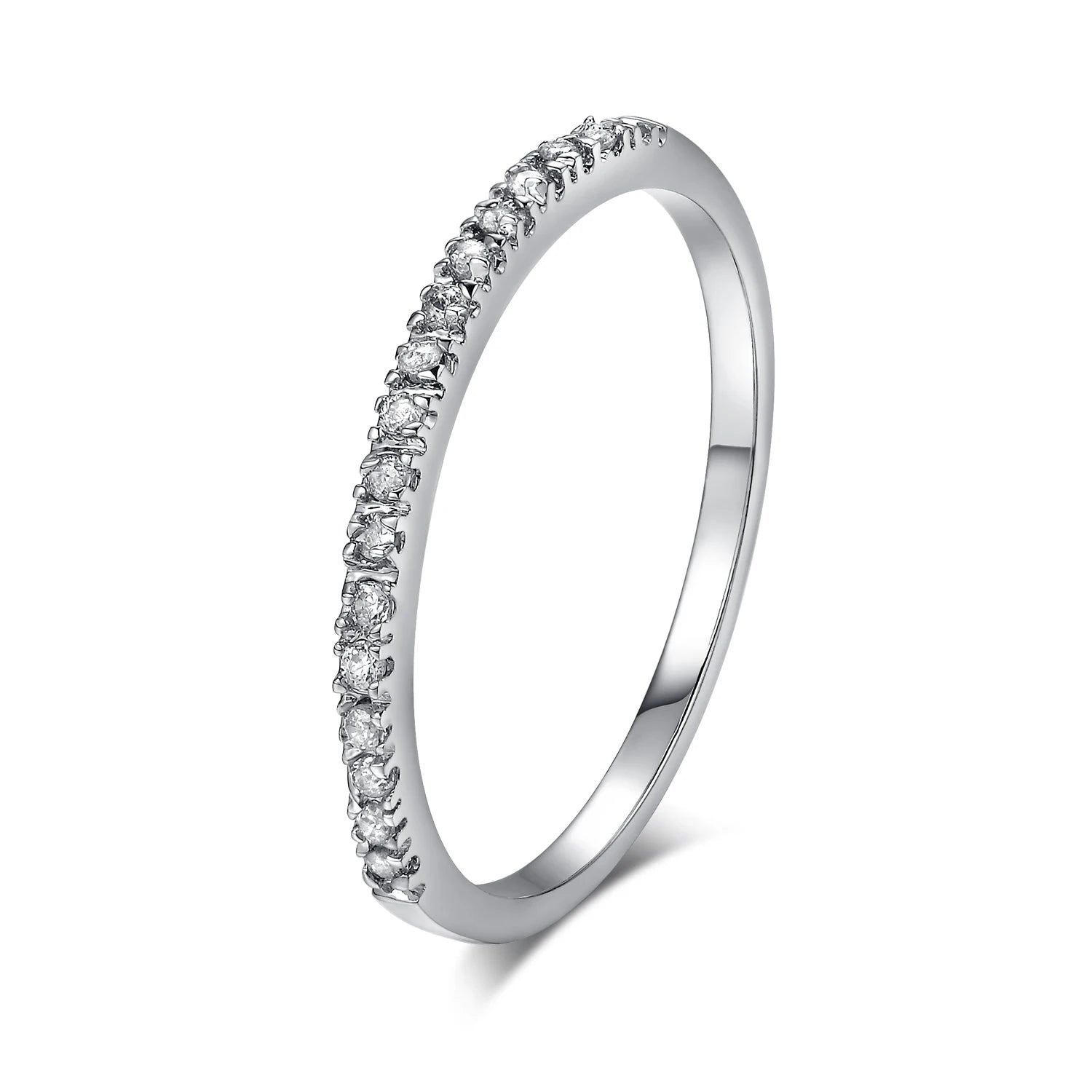 Feiner Zirkonia Ring mit 14K Vergoldung