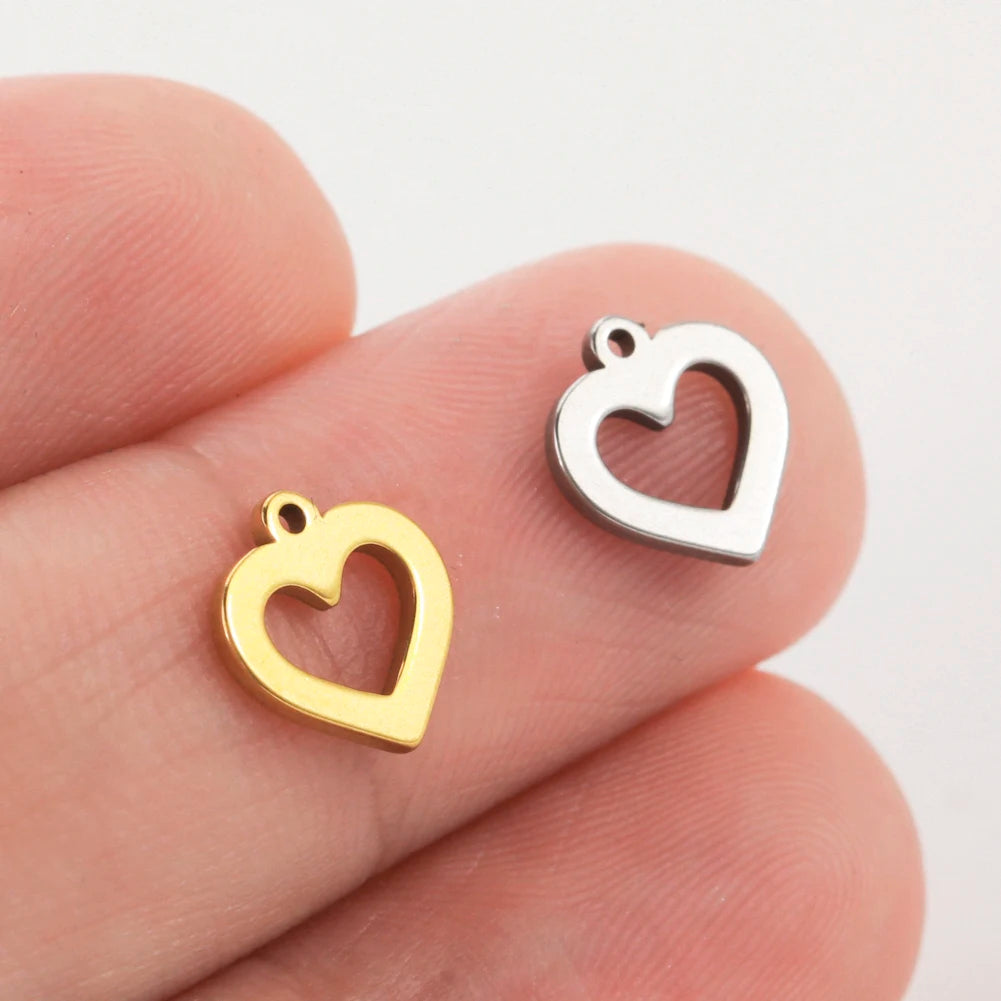 Edelstahl Charms-Set für Schmuck – 5er Set