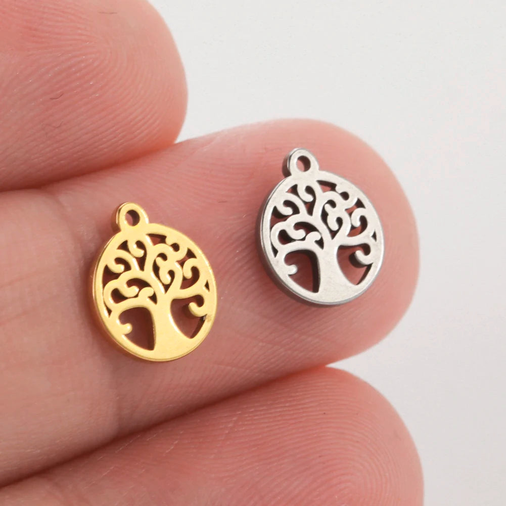 Edelstahl Charms-Set für Schmuck – 5er Set