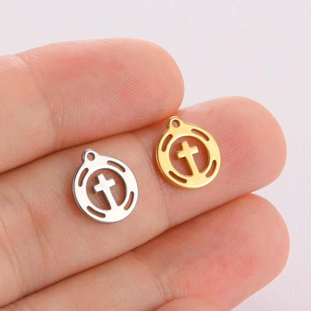 Edelstahl Charms-Set für Schmuck – 5er Set