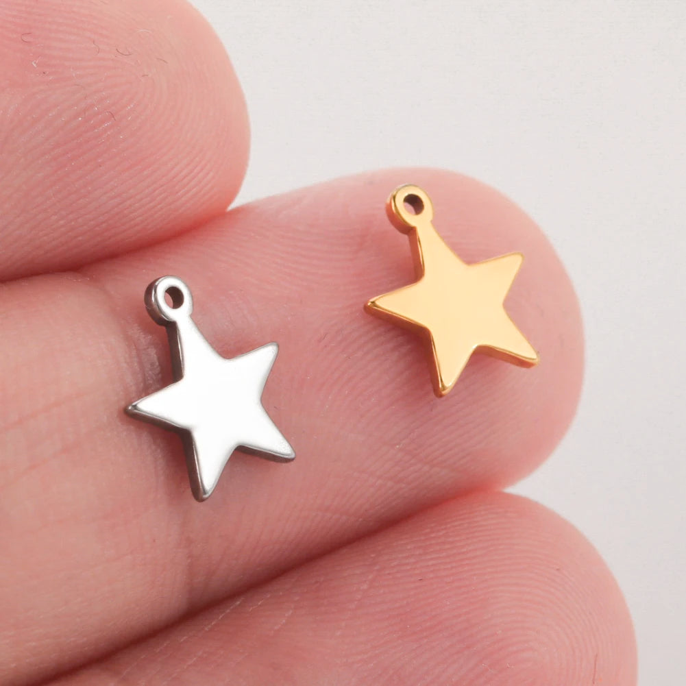 Edelstahl Charms-Set für Schmuck – 5er Set