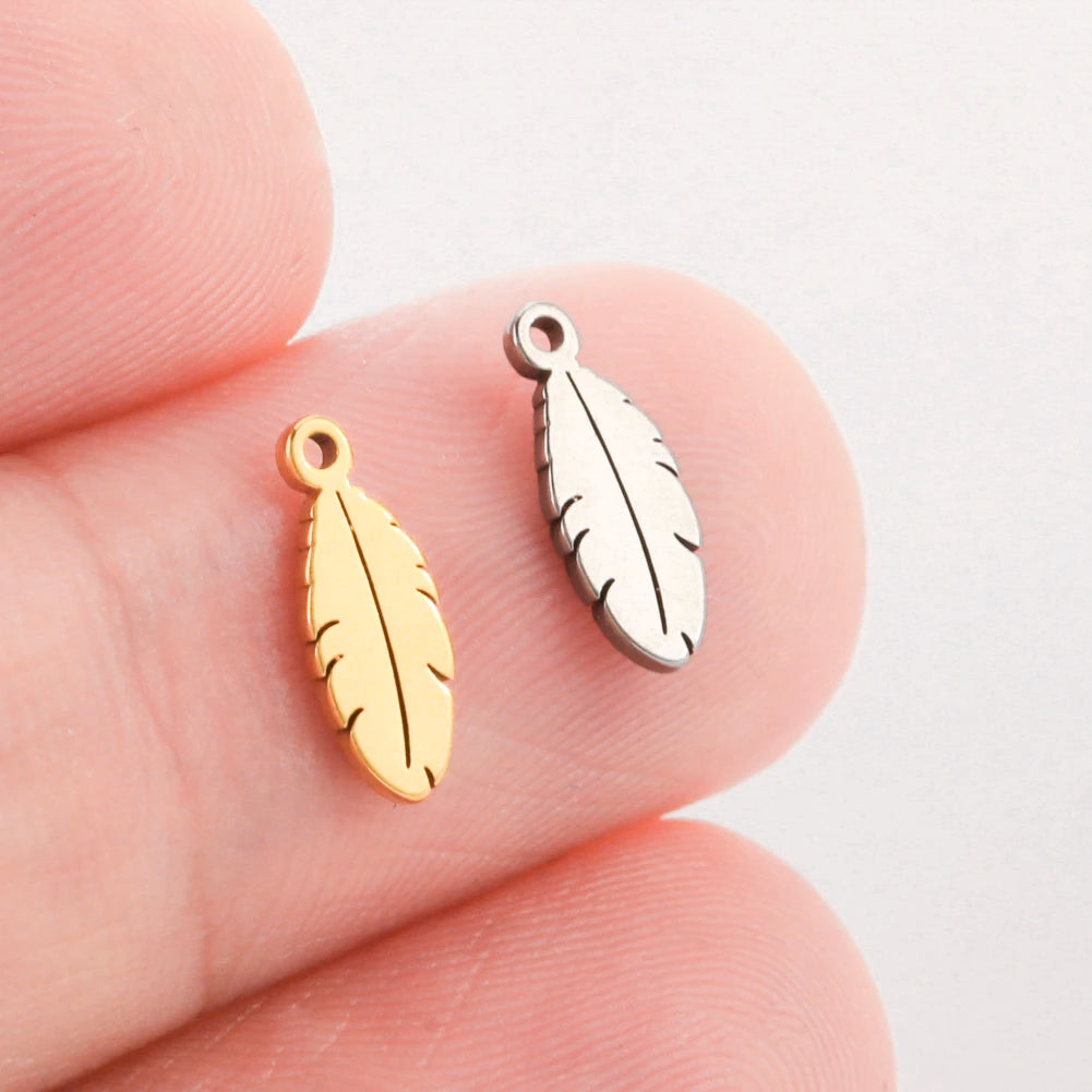 Edelstahl Charms-Set für Schmuck – 5er Set
