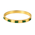 Zirkonia Armreif Gold – 18K vergoldet