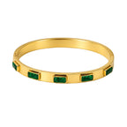 Zirkonia Armreif Gold – 18K vergoldet