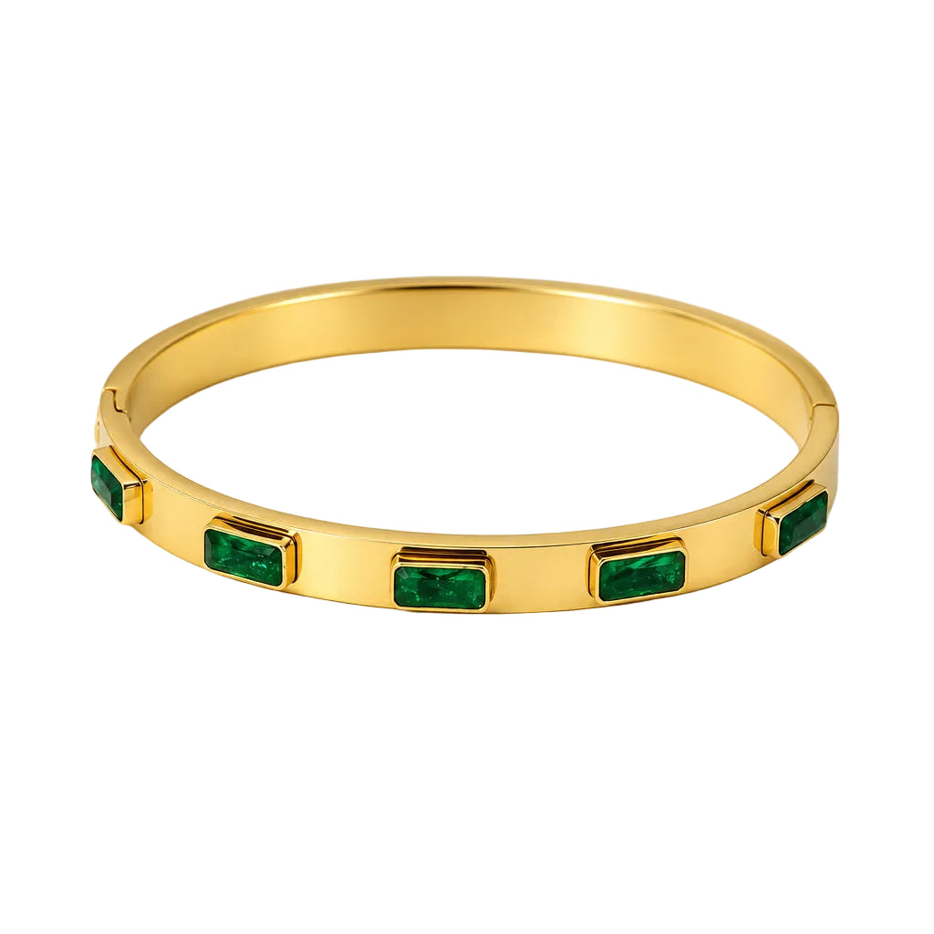 Zirkonia Armreif Gold – 18K vergoldet