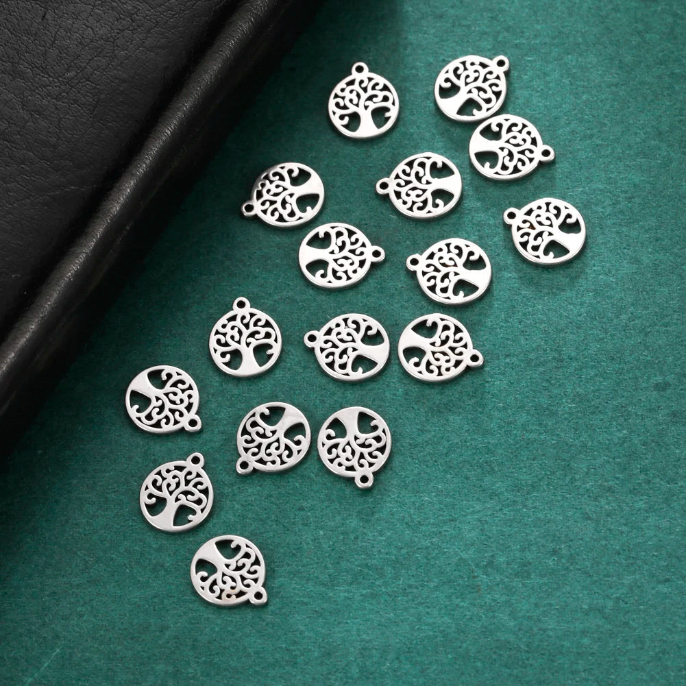 Edelstahl Charms-Set für Schmuck – 5er Set