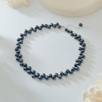 Barocke Süßwasserperlen Choker-Halskette