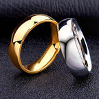 Klassischer Edelstahlring 6 mm