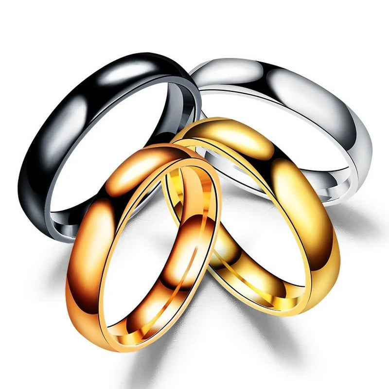 Klassischer Edelstahlring 6 mm