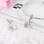 925 Sterling Silber Charm „Liebevolle Umarmung“