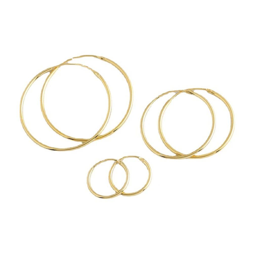 Creolen aus 18K vergoldetem Edelstahl