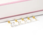 Edelstahl Ohrstecker mit Zirkonia