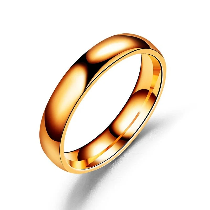 Klassischer Edelstahlring 6 mm