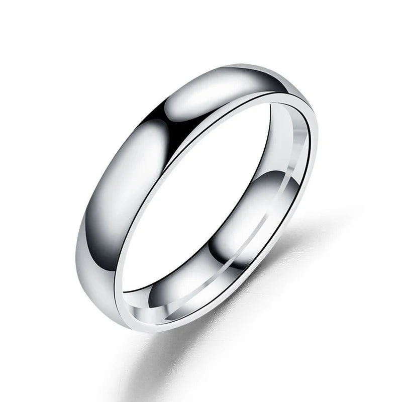 Klassischer Edelstahlring 6 mm