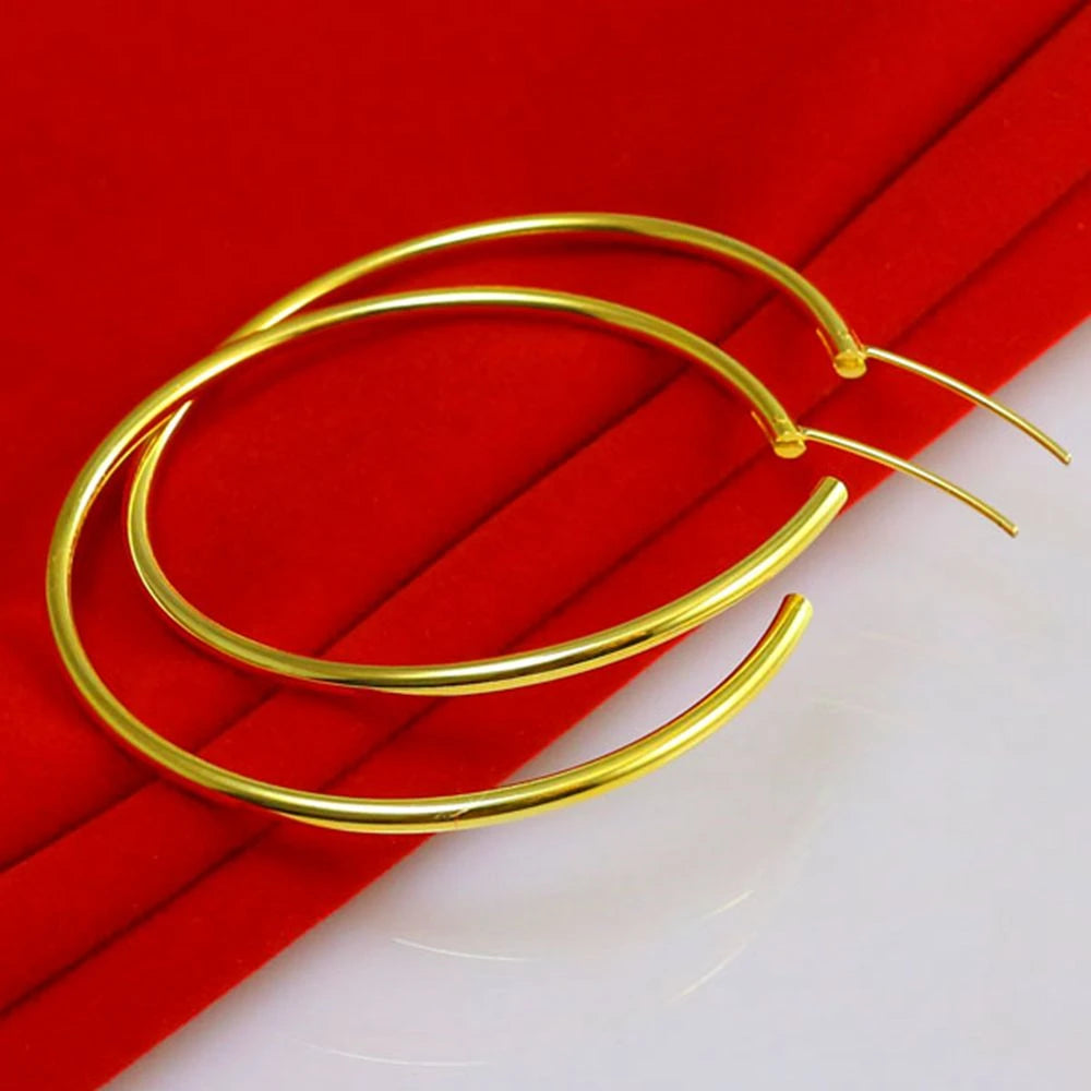 Creolen aus 18K vergoldetem Edelstahl