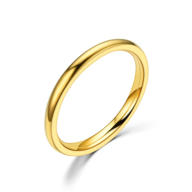 Filigraner Edelstahlring mit Roségold-Vergoldung
