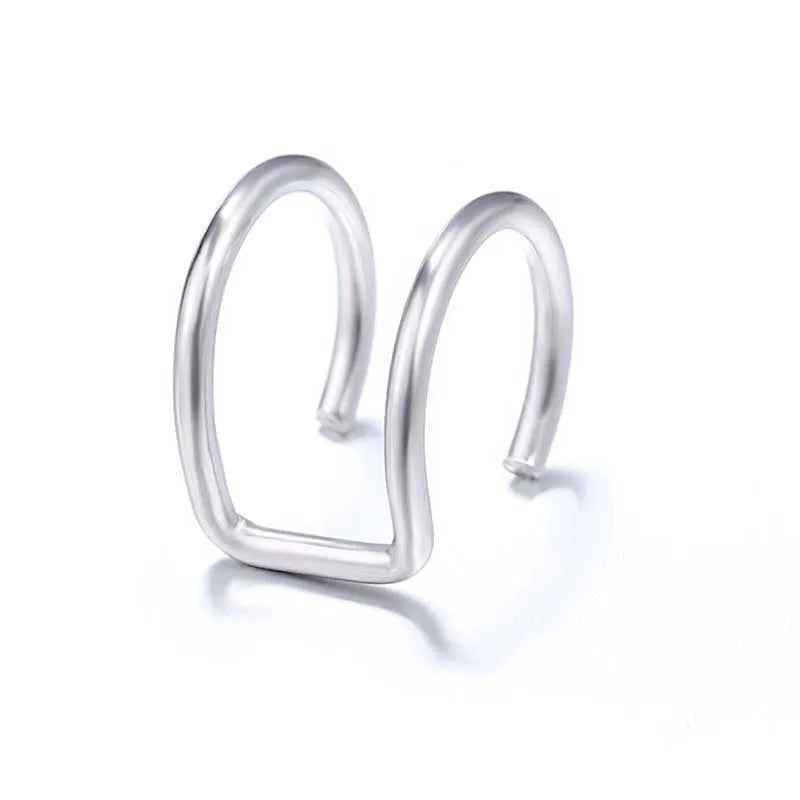 Ear Cuff aus Edelstahl in Goldoptik – Ohne Ohrloch