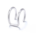 Ear Cuff aus Edelstahl in Goldoptik – Ohne Ohrloch