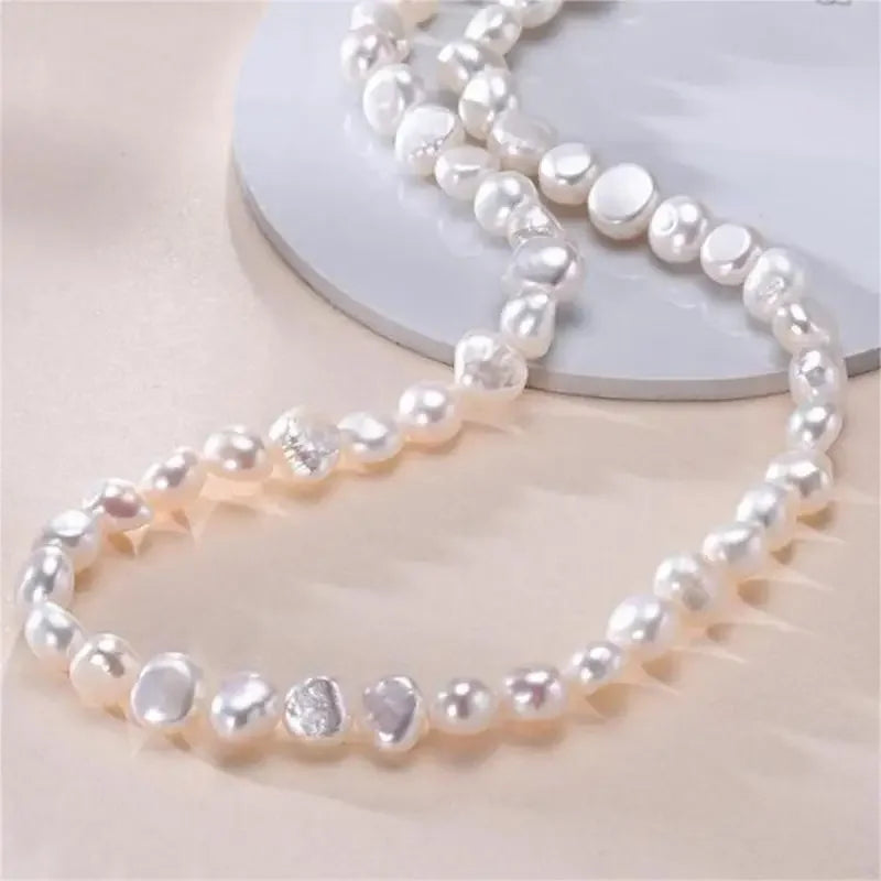 Barocke Süßwasserperlen Choker-Halskette