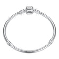 925 Sterling Silber Schlangenketten-Armband für Charms