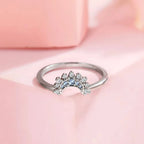 925 Sterling Silber Partnerringe Sonne & Mond