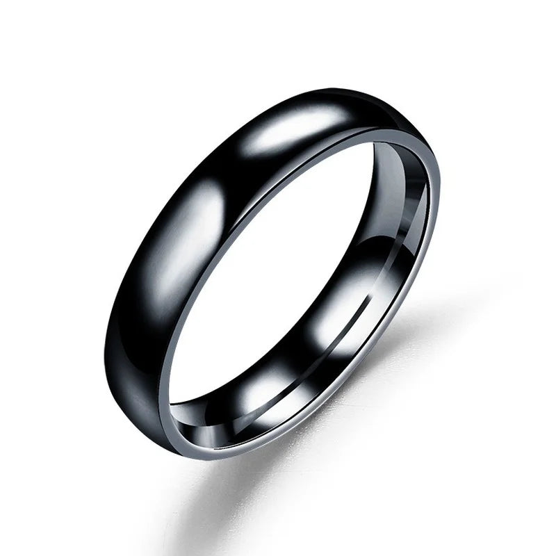 Klassischer Edelstahlring 6 mm